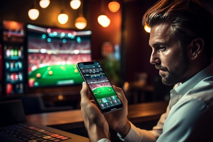 Antarmuka aplikasi mobile vgslot88 menampilkan Liga 1 Indonesia, fitur sportsbook, dan menu pembayaran