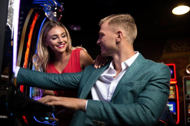 Antarmuka meja Casino Hold'em langsung di vgslot88 dengan dealer dan kartu yang terlihat